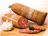 Holsteiner Katenmettwurst, mit Knoblauchgeschmack, reines Schweinefleisch für nur 16,20 €/kg