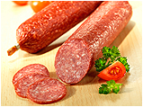 Kleiner Knüppel Mettwurst aus Schweine- und Putenfleisch, 200g für nur 3,40 €