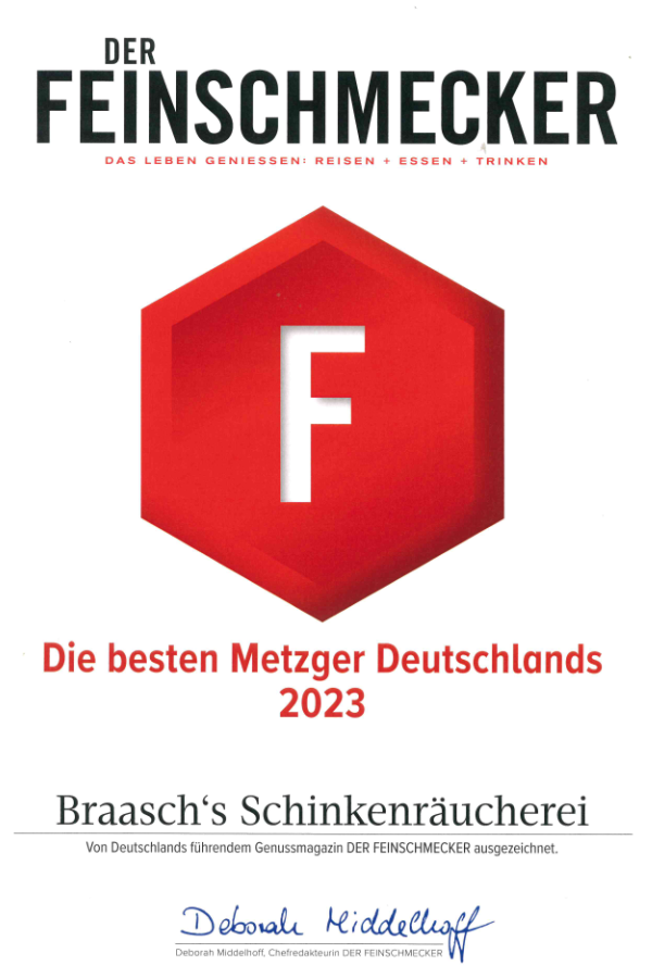 Auszeichnung Feinschmecker 2023