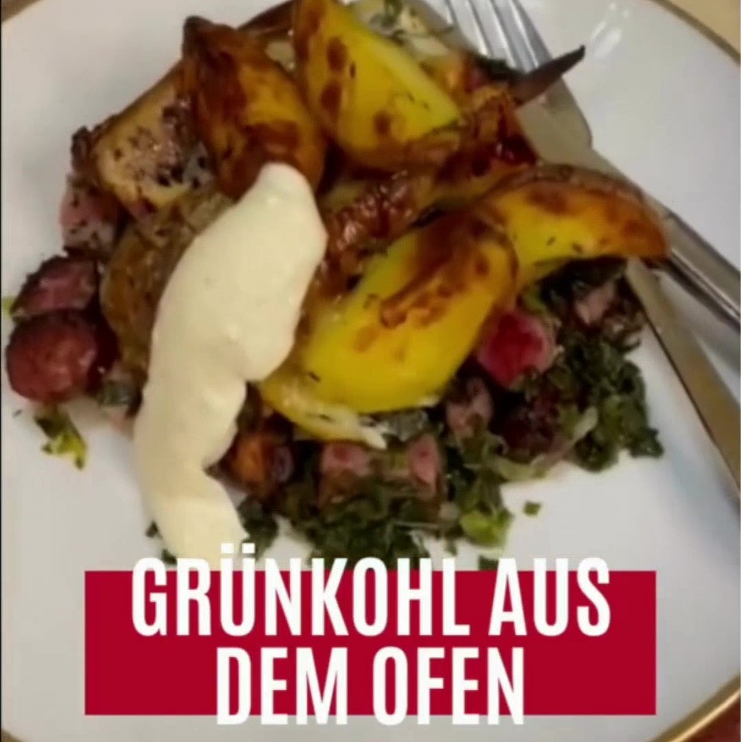 Leckerer Grünkohlauflauf