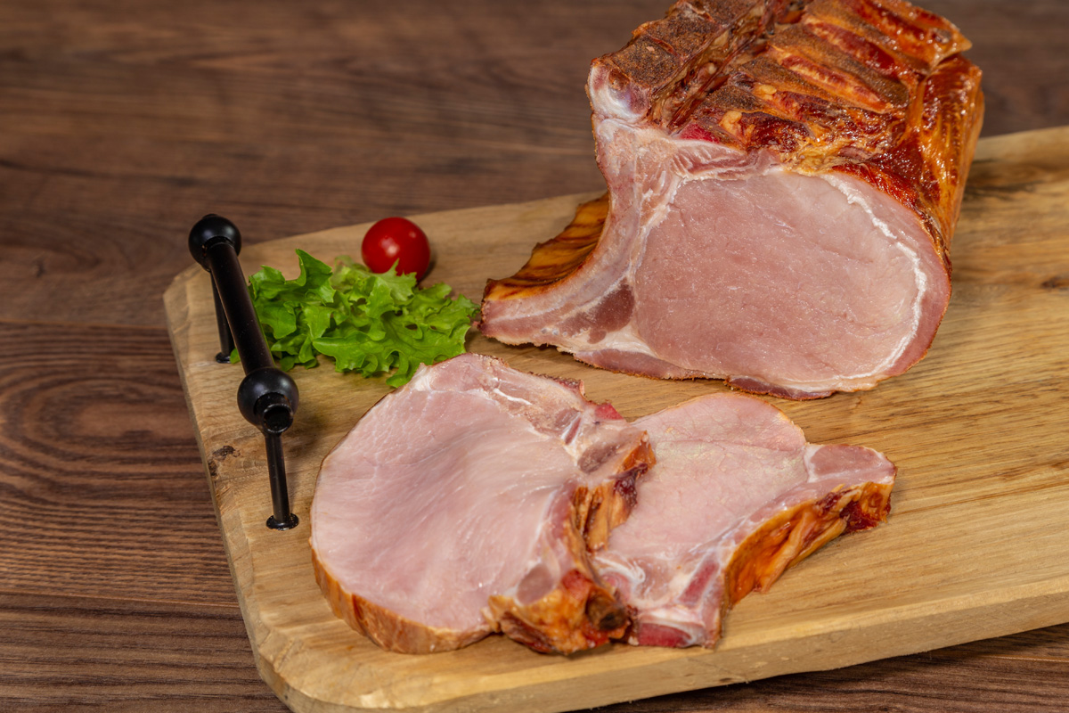 Kasslerkotelett vom Duroc-Schwein