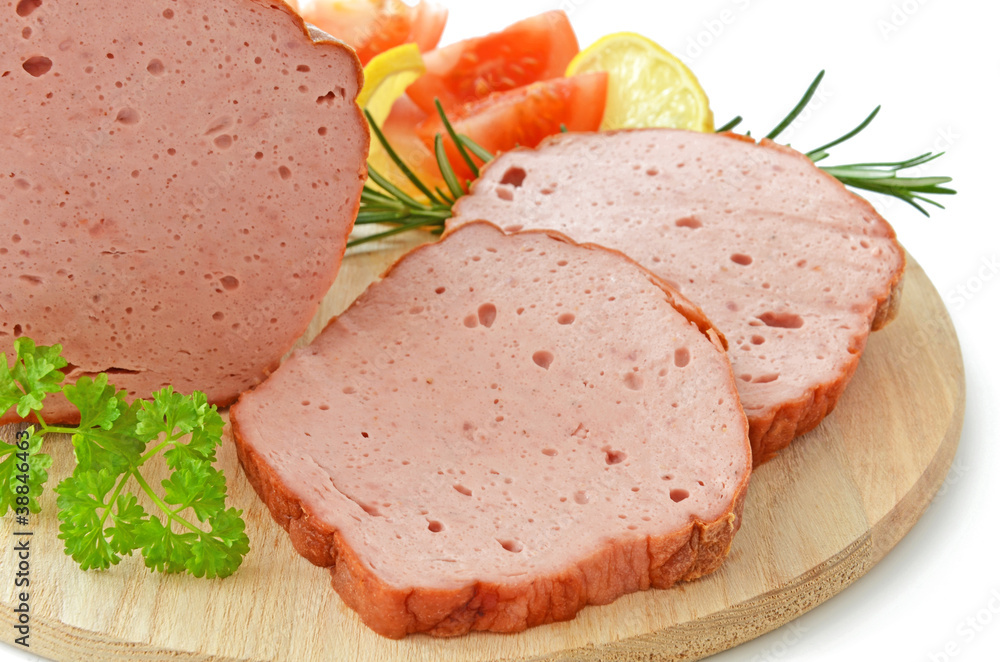 Fleischkäse dicke Scheibe
