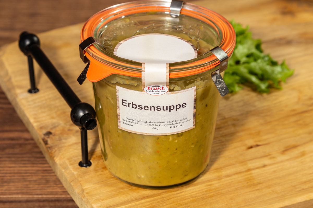 hausgemacht-erbsensuppe Erbsensuppe