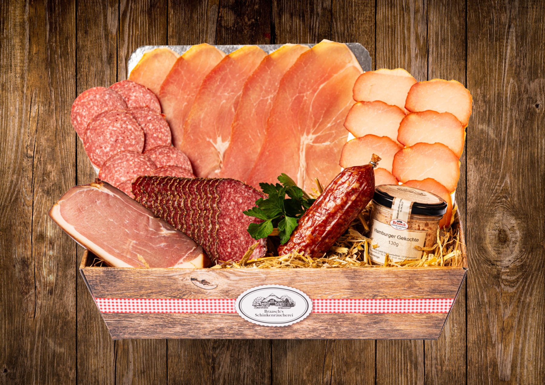 Holsteiner Präsentkorb Nr. 5 (Frühstückskorb)