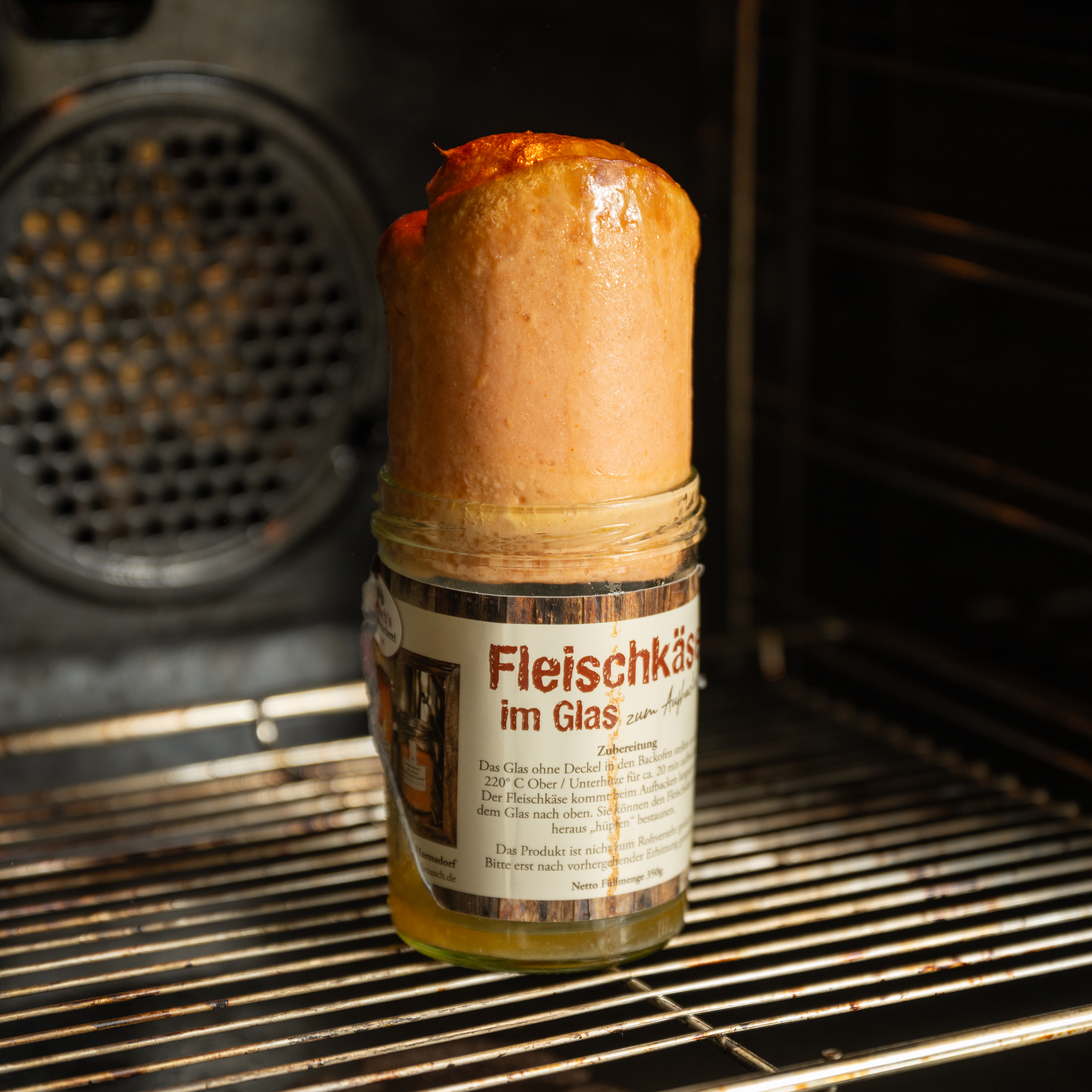 Fleischkase-im-Glas-im-Backofen