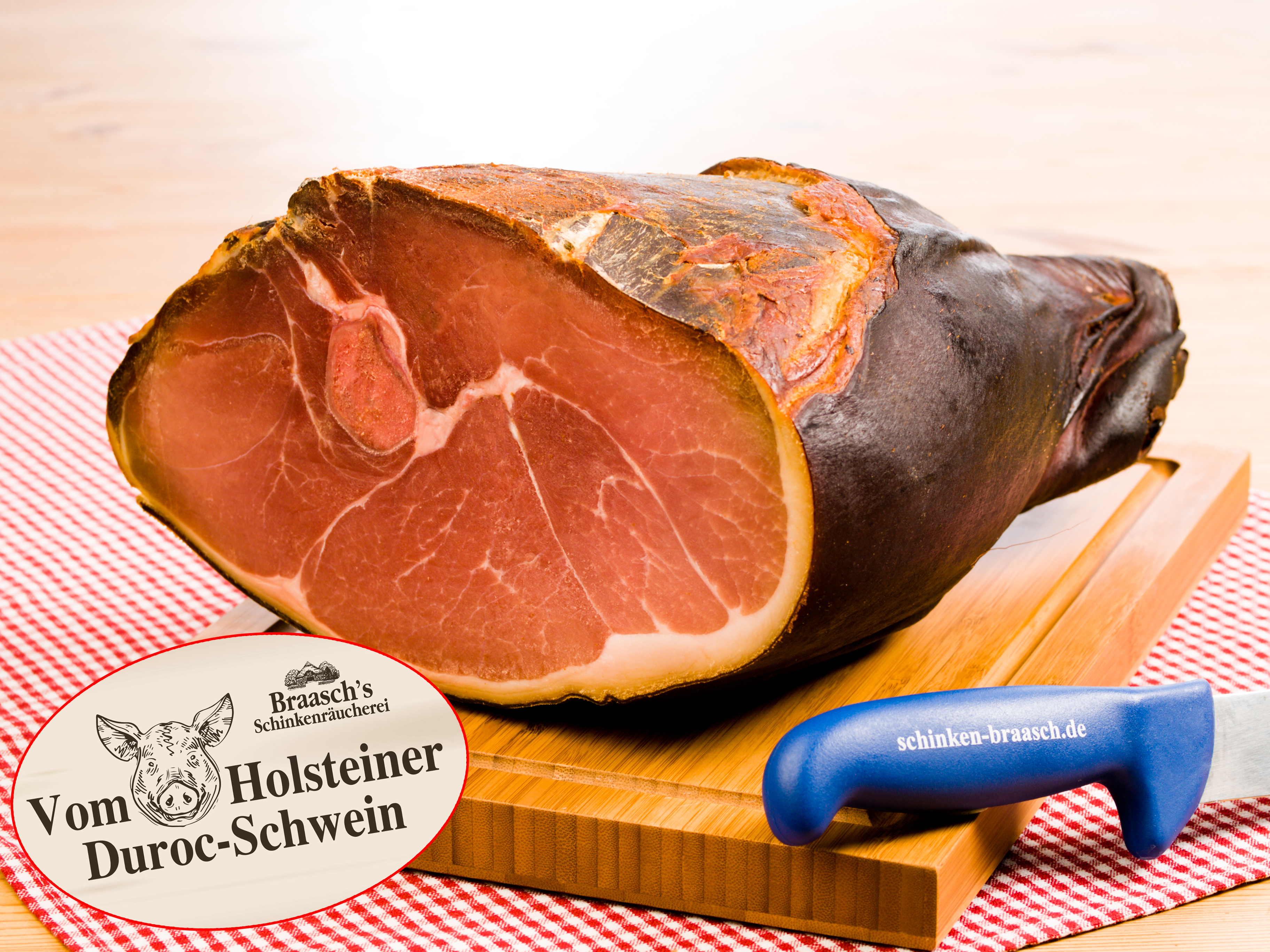 Obere Hälfte vom Duroc-Schwein