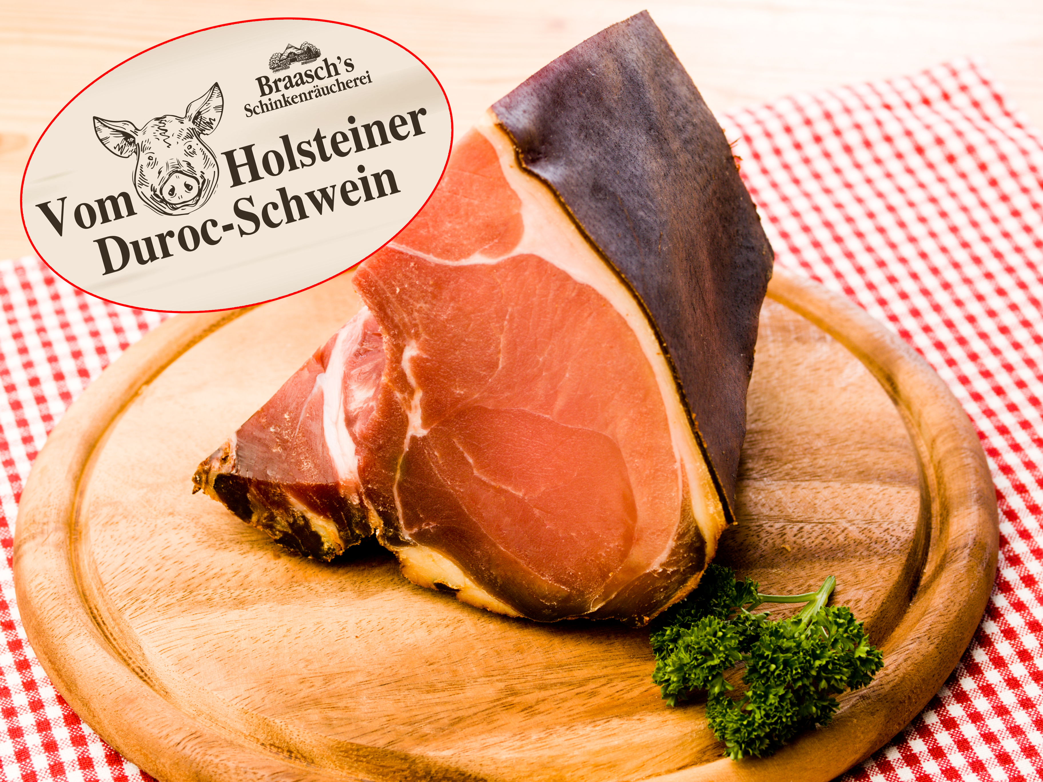Blume(Mittelstück) vom Duroc-Schwein